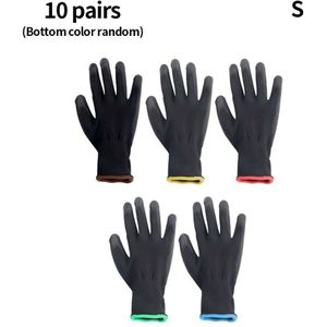 Precisie Werkhandschoenen Handbescherming Anti-Statische Nylon Pu Coating Flexibele Handschoenen Voor Timmerlieden, Bouw, Tuin Werk