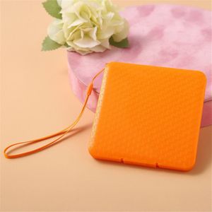 Effen Kleur Vierkante Masker Case Outdoor Draagbare Masker Opbergdoos Besparen Maskers Dozen Student Masker Houder Opbergtas Organizer