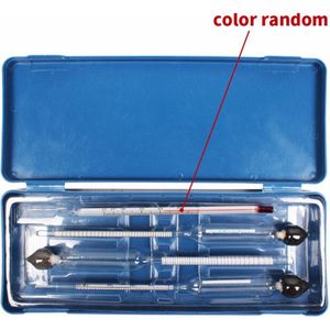 4 Stks/set Alcohol Meter Glas Float Gauge Densitometer Alcohol-Vloeibare Meter Hydrometer Alcoholmeter Wijn Tester