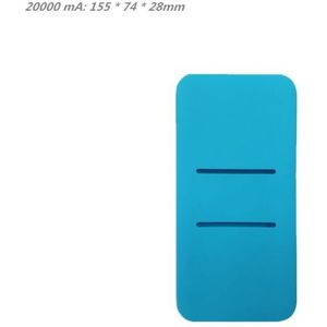Silicone Protector Case Cover Skin Sleeve Bag Voor Xiao Mi 2 10000/20000Mah Dual Usb Power Bank powerbank Accessoire