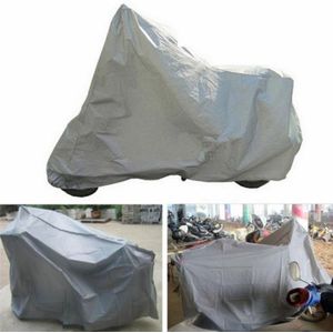 Waterdicht Stofdicht Ademend Ademend Volledige Beschermende Anti UV Motorfiets Covers Zilver Motorfiets Kap Scooters Covers