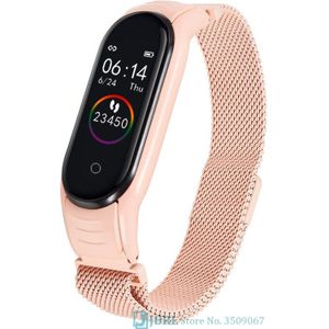 M4 Magnetische Sluiting Baby Smart Watch Kids Smart Armband Kinderen Bluetooth Smartband Voor Android Ios Telefoon Polsbandje Meisjes Jongens