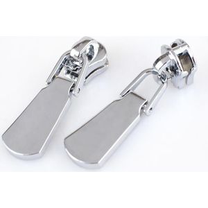 10pcs 5 # Rits Sliders voor Jassen Kleding Metalen Ritsen Zip Reparatie Kit Rits Hoofd DIY Tas Naaien accessoires KY699
