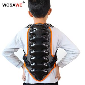 Wosawe Kids Motorfiets Schildpad Skateboard Body Spine Borst Protector Kinderen Veiligheid Harness Ondersteuning Riem Terug Bescherming
