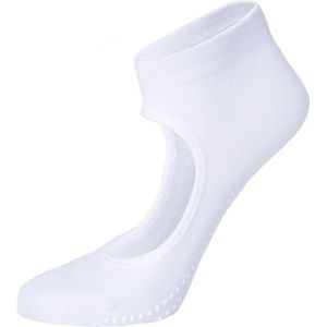 1 Paar Vrouwen Yoga Sokken Ballet Yoga Dans Barre Lage Sokken Antislip Ademend Backless Siliconen Sole Ademend Katoen pure