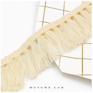 3 M/partij Mooie Fringe Beige Multicolor Kwastje Kant Trim Kwastje Gordijn Kleding Rok Naaien Craft Materiaal Accessoires 4.5Cm