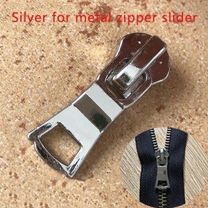 Meetee 20Pcs 5 # Rits Sliders Voor Metalen Hars Nylon Reverse Onzichtbare Waterdichte Rits Hoofd Diy Tas Jas Naaien accessoires