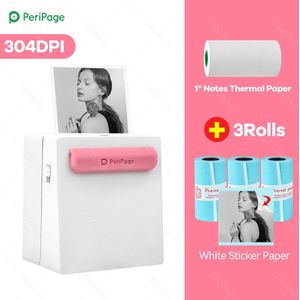 Peripage Mini Pocket Printer Draadloze Thermische Photo Printer Labels Android Iphone Kids A8 Navidad Regalos Impresora