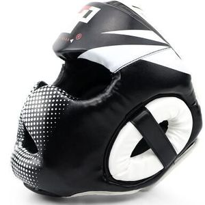 ! Zwart Goede Hoofddeksels Hoofdbeschermer Training Helm Kick Boxing Bescherming Gear Taekwondo Helm Hoofd Guard Top