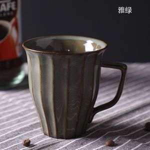 Praktische Keramische Mok Koffie Retro Creatieve Mok Melk Thee Bier Mok Vrienden Kind Ontbijt Cup Home Office Drinkware