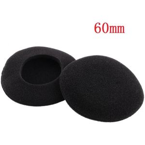 2 Stuks Hoofdtelefoon Vervanging Foam Pad Oor Pad Spons In-Ear Oortelefoon Cover Oortelefoon Accessoires Voor 35/40/45/50/55/60/65 Mm