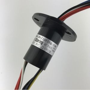 1Pc Wind Generator Geleidende Slip Ring 2-8 Draden 10A 250Rpm 220VDC/Ac Voor Wind Turbine diameter 22Mm Wind Generator