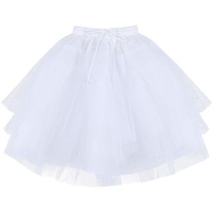 Iiniim Elegante Kids Meisjes 3 Lagen Netto Petticoat Onderrok Crinoline Slip voor Bloem Meisjes Bruiloft kinderen Formele Rokken
