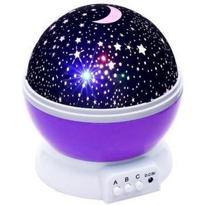 Sterren Sterrenhemel Led Nachtlampje Projector Maan Tafel Night Lamp Batterij Usb Nachtlampje Voor Kinderen