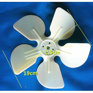 Vriezer onderdelen motor plastic fan blade 19 cm diameter