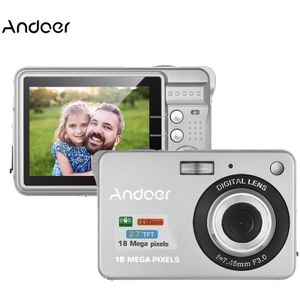 Andoer 18M 720P Hd Digitale Camera 8X Digitale Zoom Anti-Shake 2.7 &quot;Lcd-scherm Video Camcorder met Oplaadbare Batterijen