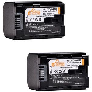 2700 Mah BN-VG121 VG121U VG121US Camcorder Batterij En Oplader Voor Jvc Everio GZ-E Serie BN-VG138 BN-VG107U VG114 Batterijen