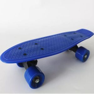 Mannen Vrouwen 22 ''Mini Penny Board Cruiser Skateboard Compleet Monteer Kinderen Volwassenen Plastic Vis Banaan Skate Board Speelgoed Scooter