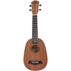 21Inch 4 Strings Ananas Stijl Mahonie Hawaii Ukulele Uke Elektrische Basgitaar Voor Guitarra Muziekinstrumenten Muziek Liefhebbers