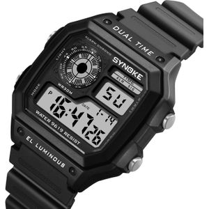 Synoke Mannen Sport Digitale Horloges Ultra-Dunne Led Waterdicht Chronograaf Repeater Relogio Masculino Mannelijke Elektronische Horloges