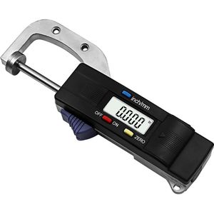 Draagbare Nauwkeurige Digitale Diktemeter Meter Metalen Tester Micrometer 0 Tot 25.4Mm Schuifmaat Meter Breedte Meet Gereedschap