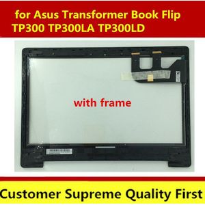 Met Framenew Voor Asus Transformer Boek Flip TP300 TP300LA TP300LD Touch Panel Screen Replacement Laptop Digitizer