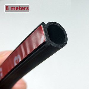 Kleine D Auto Deurafdichting Tochtstrip Universele Weer Strip Auto Geluidsisolatie Afdichting Rubber Strip Anti Noise Voor Auto