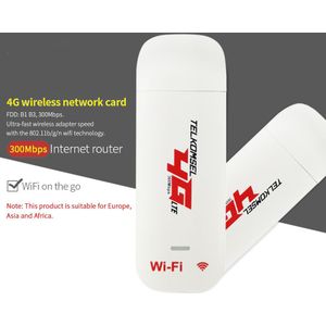 300Mbps 4G Lte Usb Modem Netwerk Adapter Met Wifi Hotspot Sim Card 4G Draadloze Router Voor Win xp Vista 7/10 M Ac 10.4 Ios
