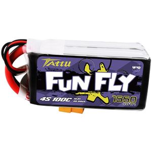 Ace Tattu Funfly 1300Mah 1550Mah 1800Mah 3S 4 4s 6S 100C 12.6V 16.8V 25.2V Lipo Batterij XT60 Plug Fpv 250 230 210 180 Grootte Drone