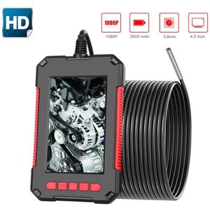 P40 3.9Mm Lens 1080P Industriële Endoscoop Hd 4.3 Inch Ips Scherm 6LED Lichten IP67 Waterdichte Camera