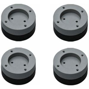 4 Stuks Anti Vibration Voeten Pads Wasmachine Rubber Mat Anti-Vibratie Pad Droger Universele Vaste Antislip pad
