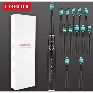 Professionele Sonic Elektrische Tandenborstel Oplaadbare Waterdicht Tandenborstel 11 Heads 5 Modi Beschermen Tanden