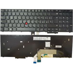 Yaluzu Us/Fr/Gr/Het/Ru/Sp/Tr/Uk Laptop Toetsenbord Voor lenovo Thinkpad E570 E575 E570C