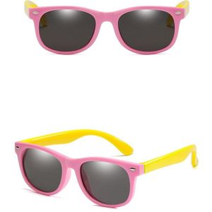 Kids Gepolariseerde Zonnebril TR90 Jongens Meisjes Zonnebril Siliconen Veiligheidsbril Cadeau Voor Kinderen Baby UV400 Eyewear Gafas de