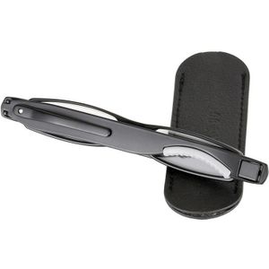 EOOUOOE Small 360 Rotation Glasses Frame Wen Women Black TR90 Rotate Pen hook Power Folding Reading Glasses With Bag