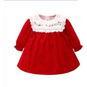 Vlinder Baby Meisje Jurk Baby Meisje Kleding Meisjes Kerst Jurk Verjaardag Jurken Stijl Geborduurde Prinses Jurk 9M ~ 3T