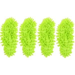 4 Stuks Microfiber Dust Mop Slippers Multifunctionele Floor Cleaning Lazy Schoen Covers Dust Hair Cleaner Voet Sokken Mop ca
