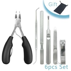 Manicure Gereedschap Kit Pedicure Nagelknipper Cutter Set Nipper Voo Cuticle Schaar Ingegroeide Teennagel Correctie Podologie