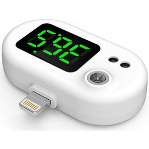 Thermometer Infrarood Digitale Lichaam Meten Voorhoofd Oor Non-contact Ir Termometro Voor Voor Iphone 12 Xiaomi Samsung Huawei
