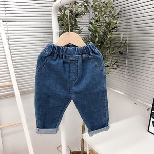 Lente Herfst Unisex Baby Jeans Casual Elastische Taille Denim Broek voor Meisjes Mode Jongens Broek 2 3 4 5 6 jaar Kids Jeans