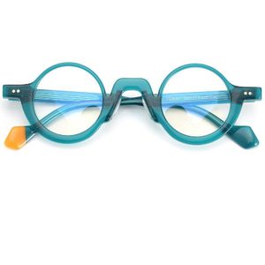 2022 Acetaat Bril Ronde Frame Retro Brillen Klassieke Vintage Brand Brillen Oculos De Grau