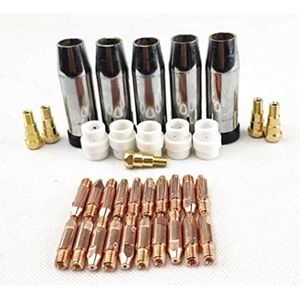 Mig Ceramic nozzles MB15 15AK nozzles Without Gas Contact nozzles MIG/MAG Consumption Torch Welding Torch MIG Welding Device for Reboot Mig Welder,10 Pieces