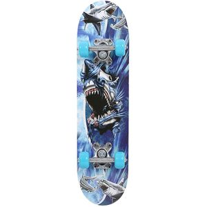 Modieuze Dek Skateboard Compleet Skateboard Esdoornhout Vier Wiel Scooter Longboard Hoge Snelheid Enkele Kromtrekken Slide