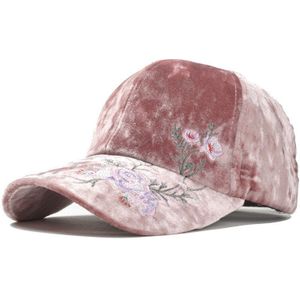 Herfst En Winter Geborduurde bloemen Baseball Cap Verstelbare Snapback cap voor mannen en vrouwen 155