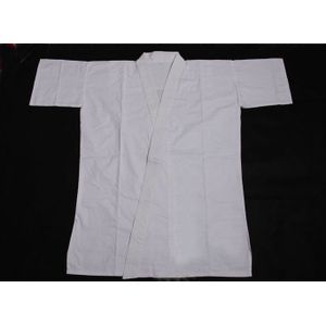 UNISEX 100% volledige katoen kendo pak samurai t-shirt Wit ondergoed Iaido Aikido uniformen