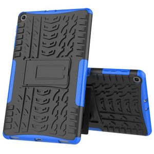 Case Voor Samsung Galaxy Tab Een 10.1 SM-T510 SM-T515 T510 T515 Cover Funda Slim Silicone 2in1 Shockproof Stand Shell + Film + Pen