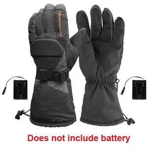 Winter Elektrische Oplaadbare Batterij Verwarmde Handschoenen Smart Control Langer Warm Handschoenen Outdoor Waterdichte Sport Fiets Ski Handschoen