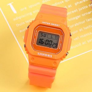 Populaire Vierkante Wijzerplaat Vrouwen Student Sporthorloges Casual LED Multifunctionele Heren Digitale Horloge Waterdicht Horloge