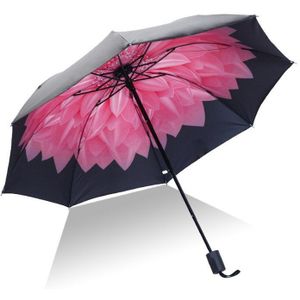 Yada Ins Regenachtige Blauwe Strepen Paraplu Opvouwbare Anti-Uv Regendicht Streep Paraplu Parasol Bescherming Parasol YD200045