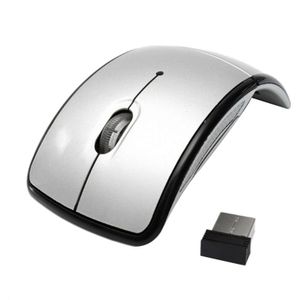Ultra Dunne 2.4 Ghz Opvouwbare Draadloze Bluetooth Antislip Muis Met Mini Usb-ontvanger Voor Pc Laptop Notebook Tablet pad Win7